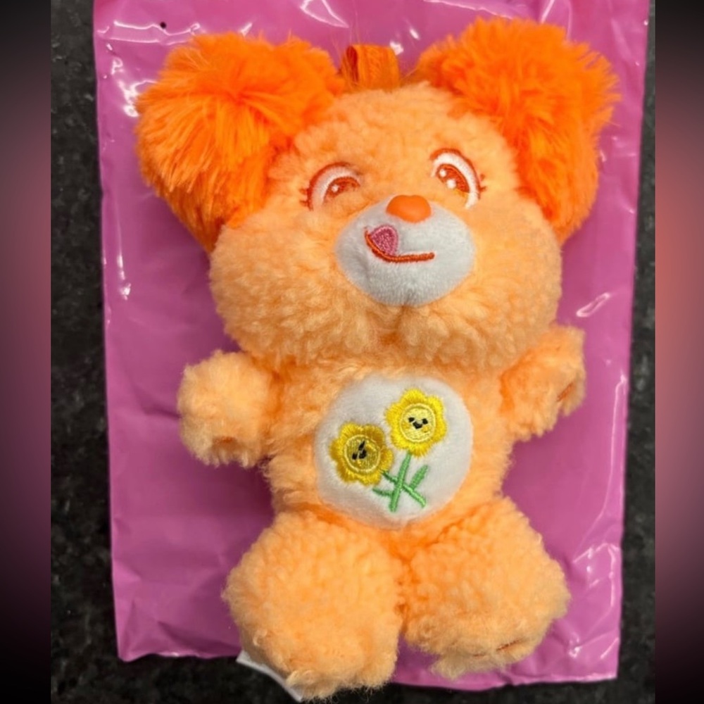 Care Bears Sugar Cuties Plush Pendant Dangler Opened w/ Org Pack Friend Bear